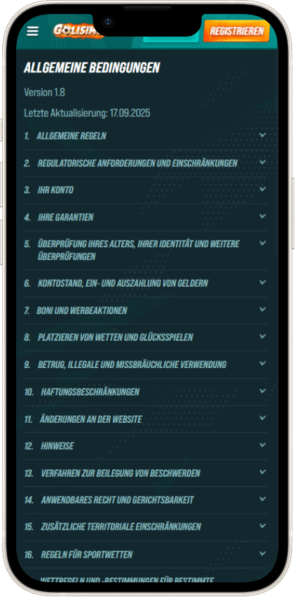 Golisimo Casino Sicherheit & Lizenz
